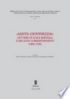 "Santa giovinezza!" : lettere di Luigi Bertelli e dei suoi corrispondenti (1883-1920) /