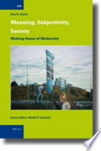 Meaning, subjectivity, society : making sense of modernity /