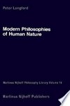 Modern philosophies of human nature : their emergence from Christian thought /