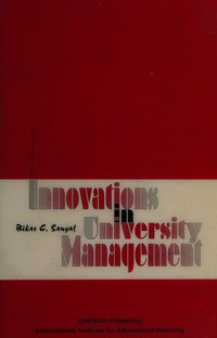 Innovations in university management /